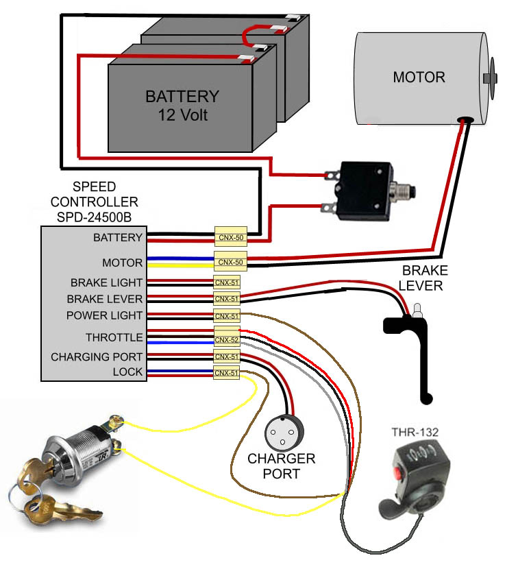 pacelight-SPD-24500B wiring