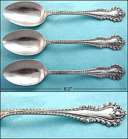 Mazarin sterling spoons Dominick & Haff