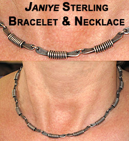 ﻿Janiye Sterling Bracelet & Necklace