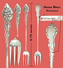Unger Narcissus cocktail forks