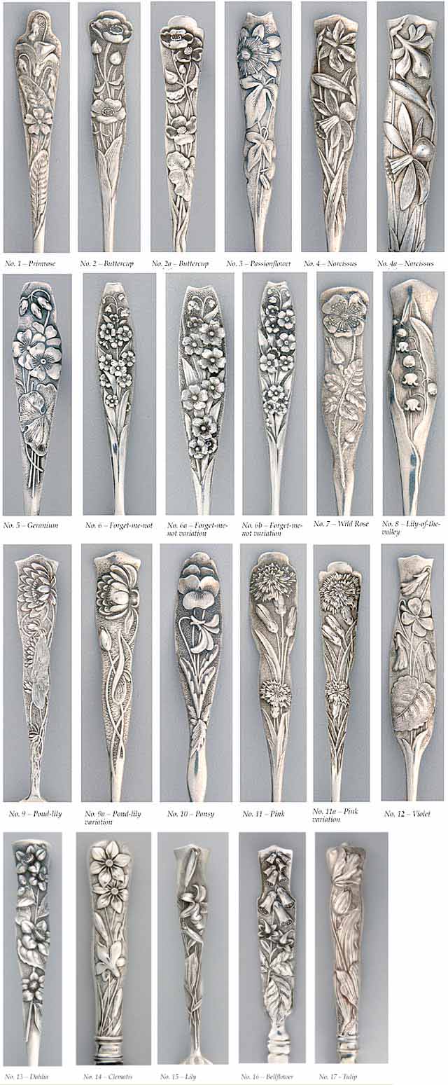 Shiebler s Floral Flatware Part 1 Flora post 1 of 7 SMP Silver Salon Forums