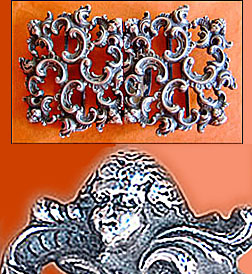 Kerr sterling Cherub belt buckle