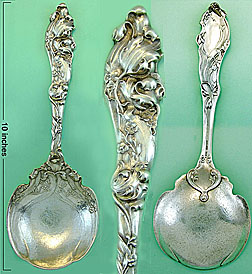 Gorham Tulip sterling Serving Spoon