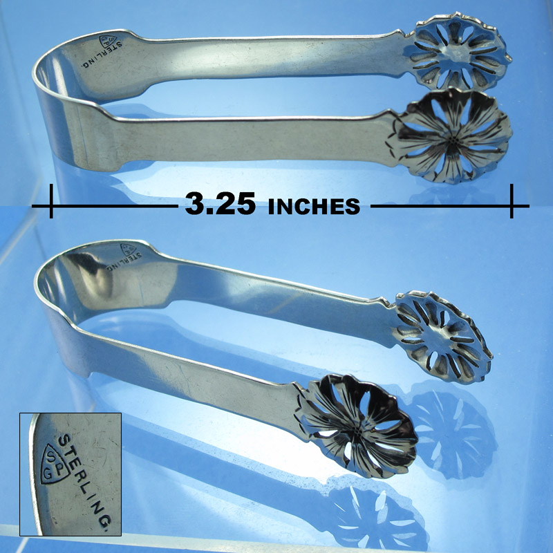 Handcrafted sterling sugar tongs - Stavre Gregor Panis