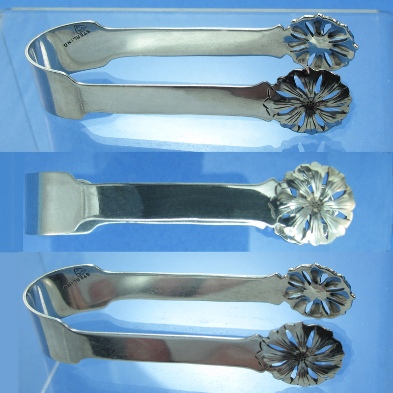 Handcrafted sterling sugar tongs - Stavre Gregor Panis